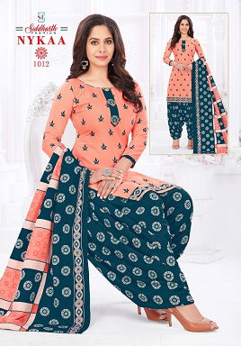 Siddharth Nykaa Casual Wear Cotton Printed Latest Ready Made Dress Collection